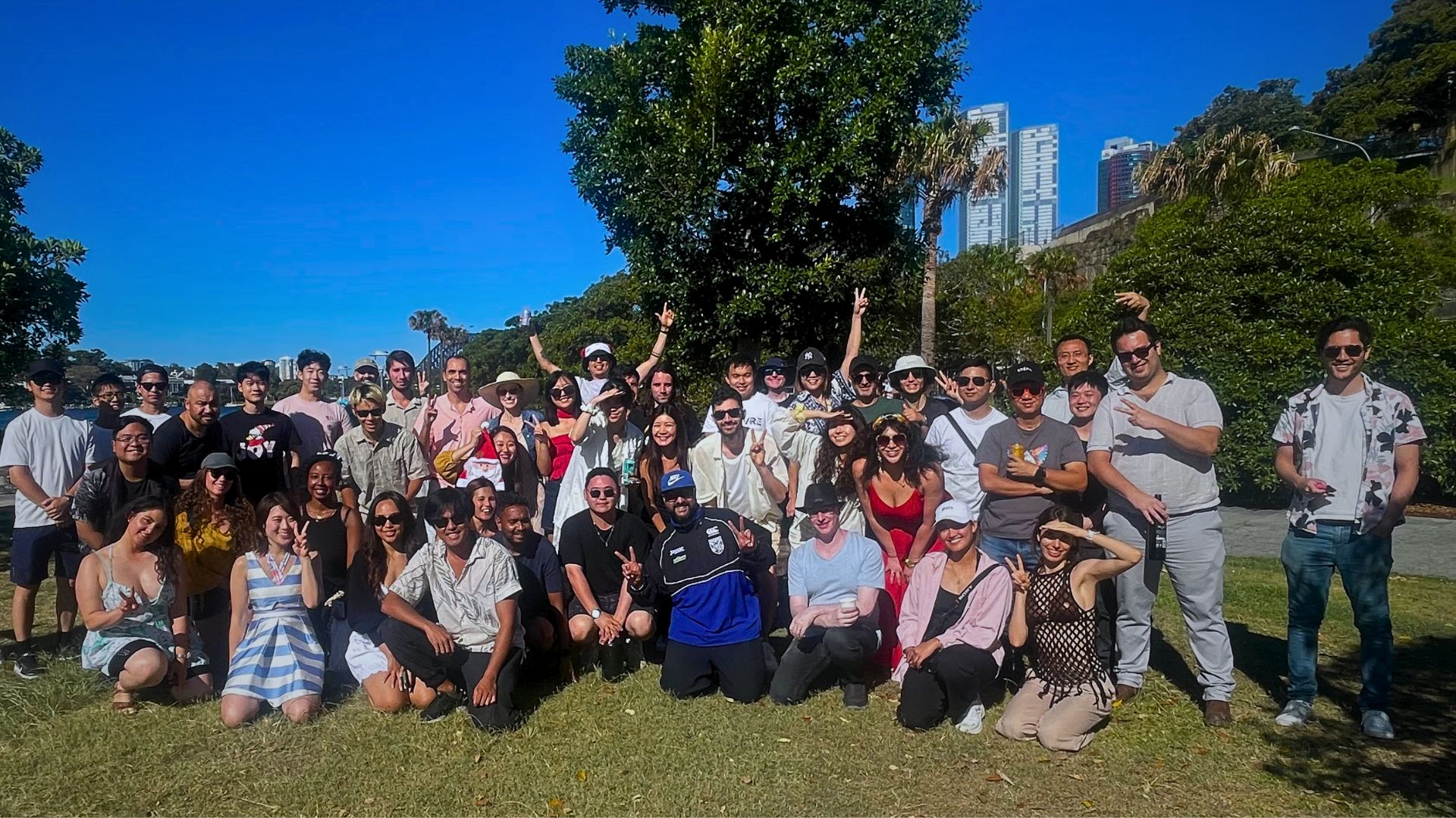Sydney BBQ event with DJ and picnic gathering outdoors.